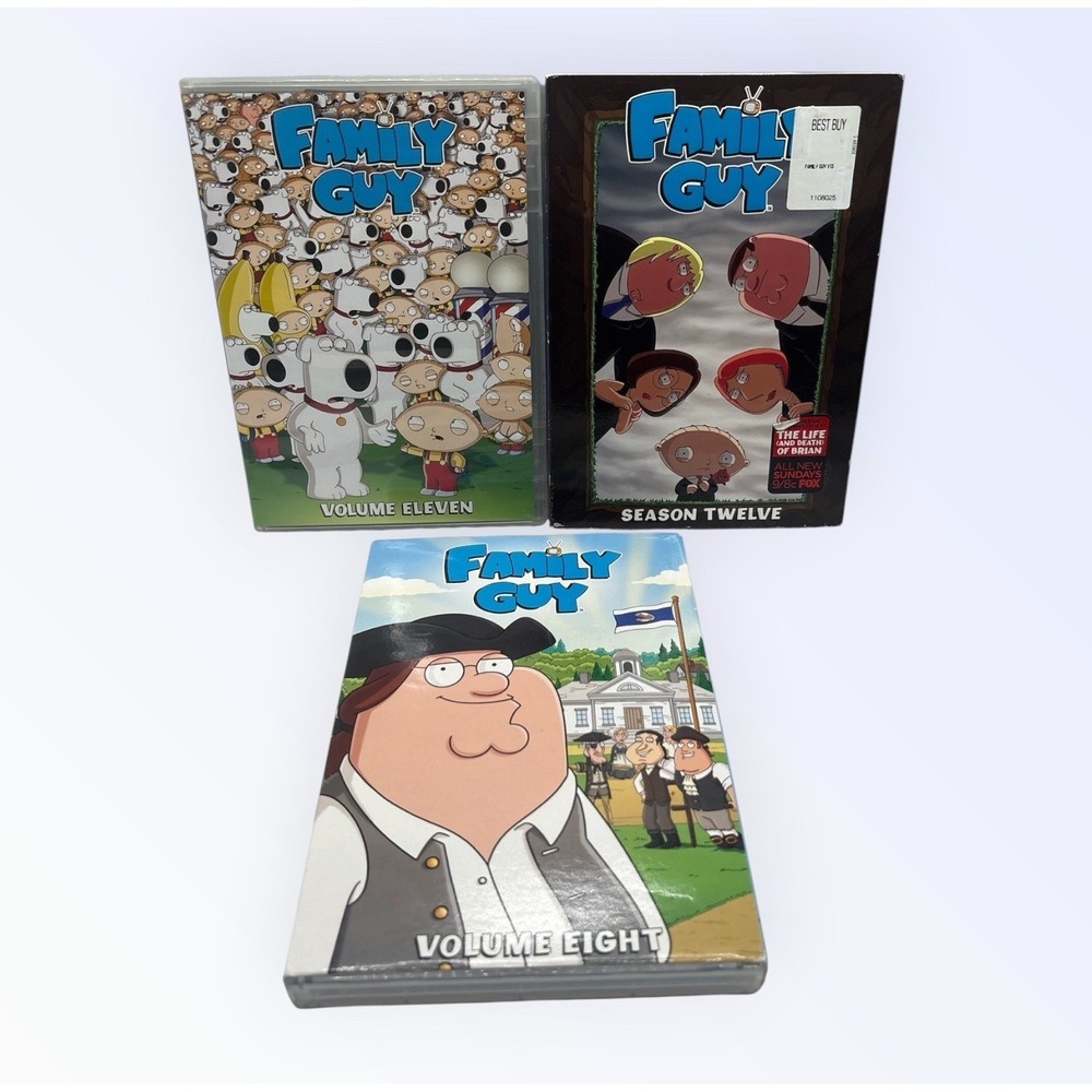 FAMILY GUY DVD LOT SEASON EIGHT ELEVEN &‎ TWELVE